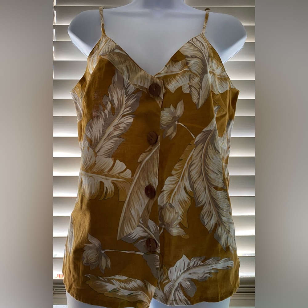 ASOS Design Button Through Linen Cami - Picture 3 of 7
